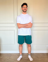 Printed Melton Set Green